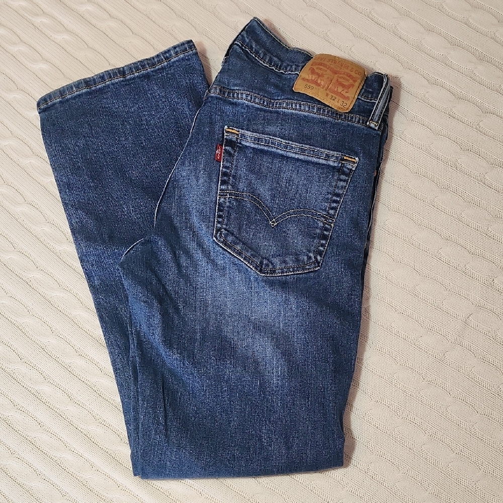 Levi's Men's 32x32 Classic Indigo Straight Jeans